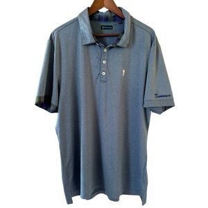 William Murray Mens Golf Polo XL Blue Performance Shirt Stretch Light‎ Outdoors